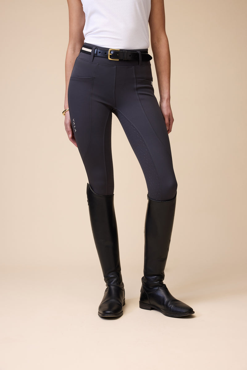 Sculpt And Smooth Riding Breeches - Graphite