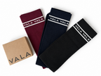 VALA Riding Socks - 3 Pack - Black/Navy/Deep Cherry