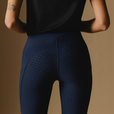 Navy Active Everyday Riding Leggings - back