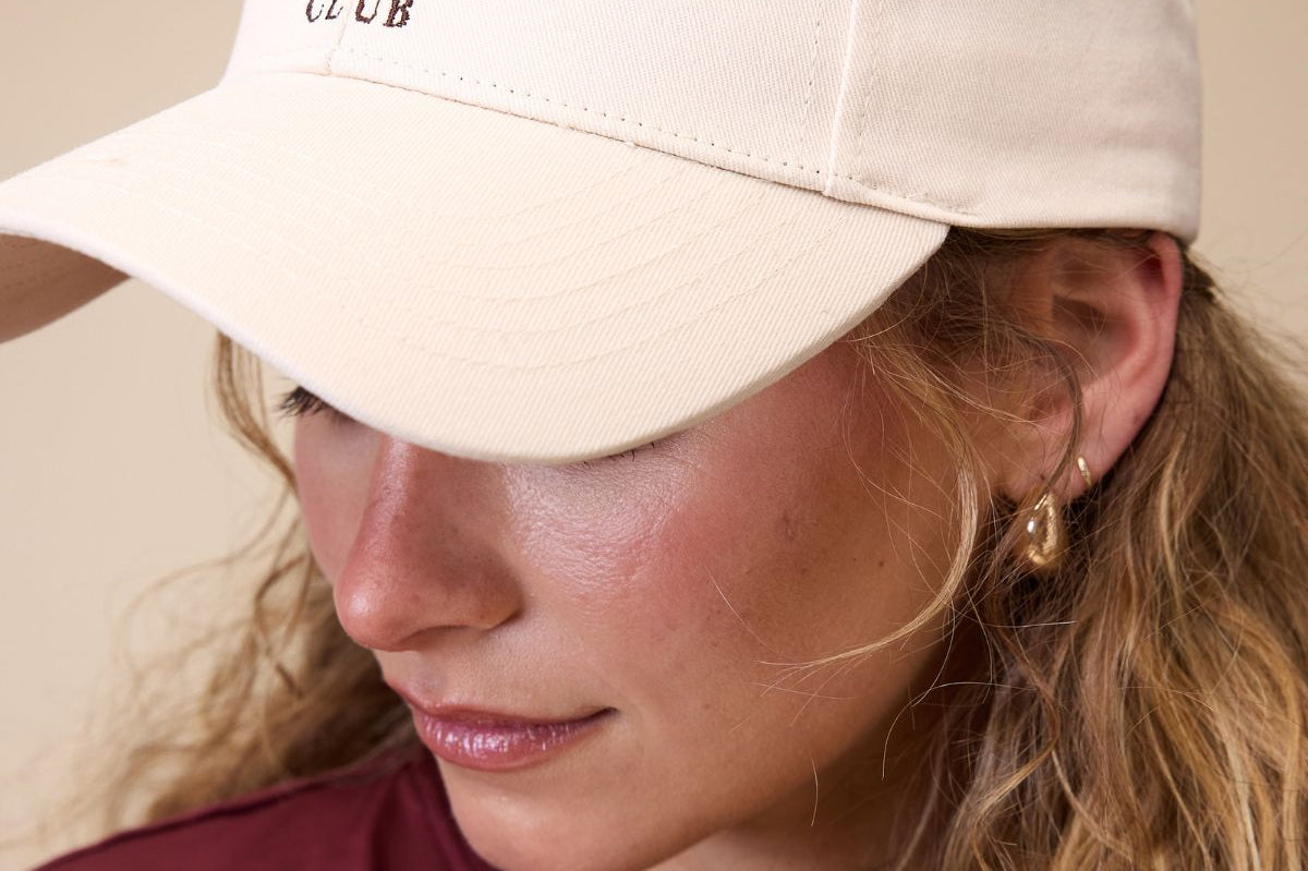 VALA Ascot Cap in Chaff_ Side Details