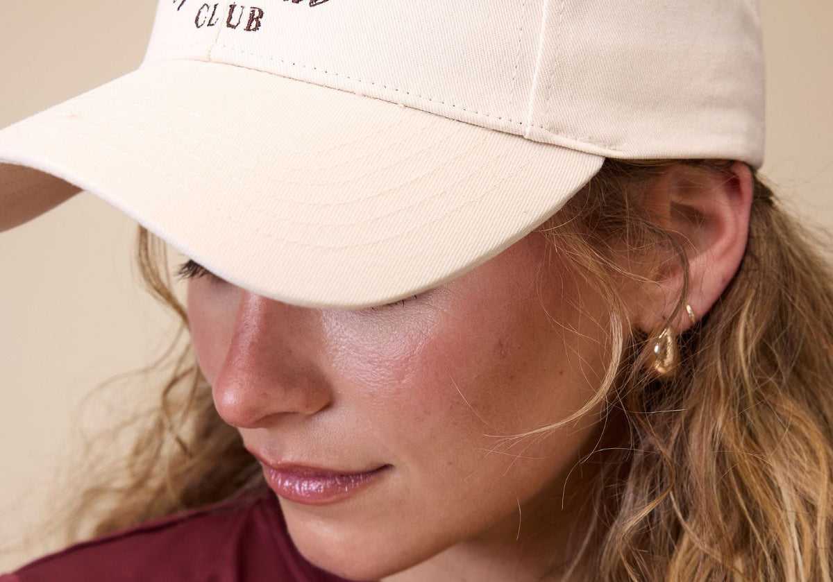 VALA Ascot Cap in Chaff_ Side Details