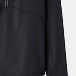 Cloudline 1/2 Zip Long Sleeve Top in Black – Sleeve and Hem Detail