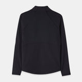 Cloudline 1/2 Zip Long Sleeve Top in Black – Back View