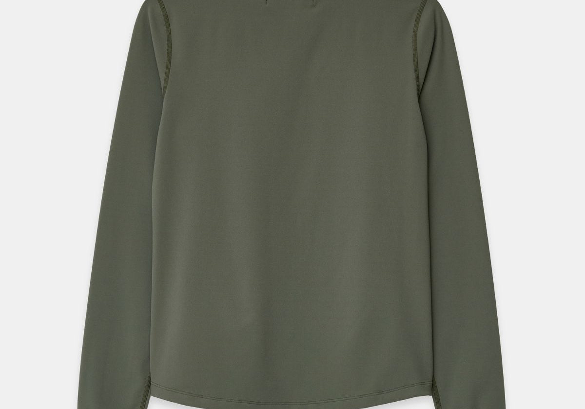 Cloudline Long Sleeve Top in Clover – Back View