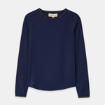 Cloudline Long Sleeve Top in Navy – Front View