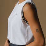White Carly Tank - Side