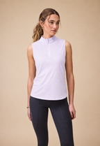 Elsa Mesh S/Less Zip - Lilac