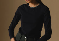 Black Cloudline Long Sleeve Top– Front