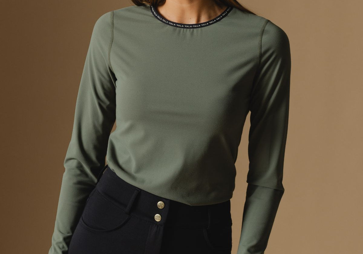 Clover Cloudline LS Top – Front Tuck