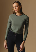 Clover Cloudline LS Top – Front Tuck