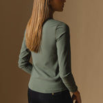 Cloudline Long Sleeve Top in Clover – Back