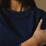 Cloudline Long Sleeve Top in Navy – VALA details