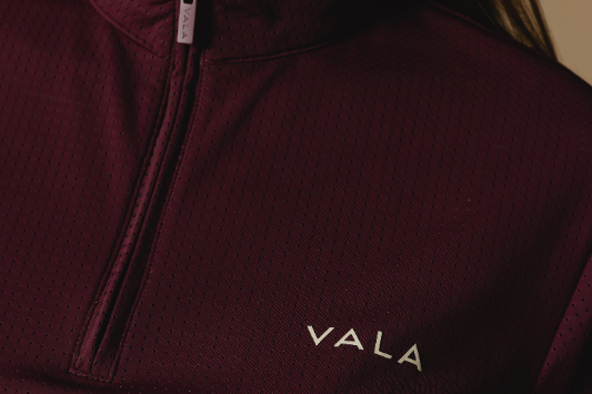 Deep Cherry Elsa Mesh Long Sleeve Zip - Details