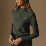 Olive Elsa Mesh L/S Zip - Front