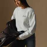 GREY MARL Enjoy The Ride Fleece - Vala