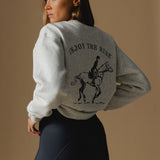 GREY MARL Enjoy The Ride Fleece 