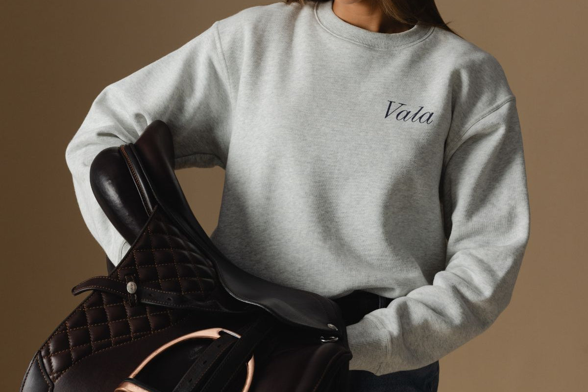 GREY MARL Enjoy The Ride Fleece - Close-up