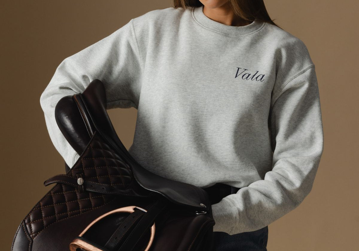 GREY MARL Enjoy The Ride Fleece - Close-up