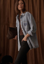 Denim Shacket - Vintage Blue