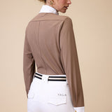 Mesh Show Shirt L/S in Mocha - Back