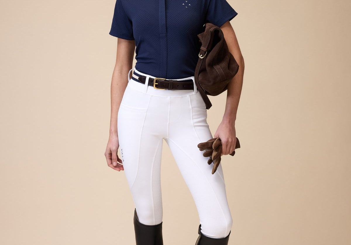 Mesh Show Shirt S/S in Navy - Front
