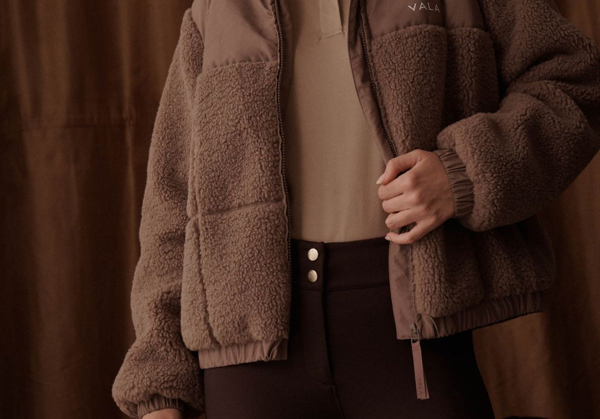 Taupe Milla Sherpa Quilted Jacket 