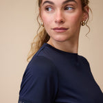 VALA Training Tee in Navy _ Details