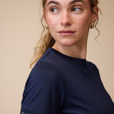 VALA Training Tee in Navy _ Details