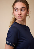 VALA Training Tee in Navy _ Details