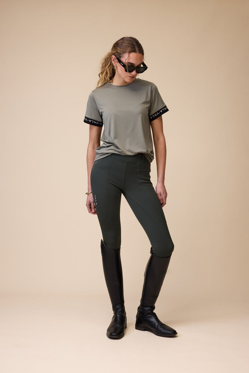 Sculpt And Smooth Riding Breeches - Olive