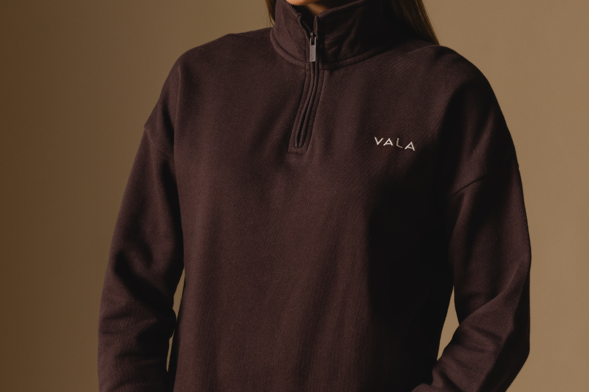 Cocoa Olsen Zip Fleece - Front