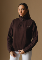 Cocoa Olsen Zip Fleece - Front