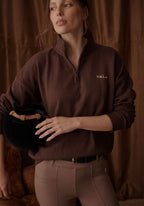 Olsen 1/4 Zip Fleece - Cocoa
