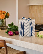 Navy Horseshoe Medium Insulated Tote - Project Ten X VALA