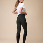 Active Everyday Riding Leggings in Olive  - Back