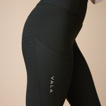 Active Everyday Riding Leggings in Olive  - Side