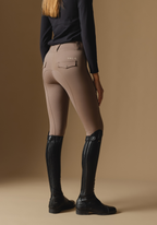 Taupe Riding Breeches - Back