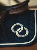 VALA Super Luxe Dressage Saddle Pad - Navy