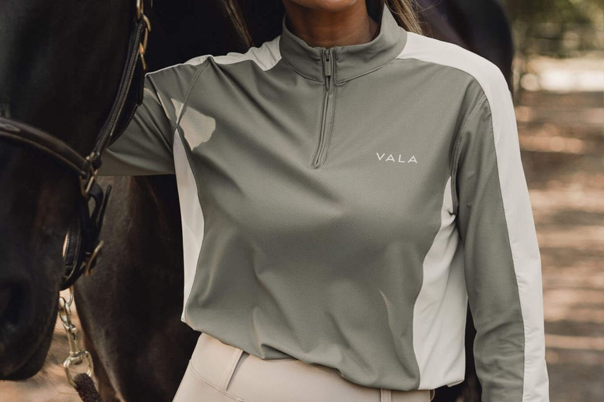 Sun Protection Shirt in Clover - Closeup