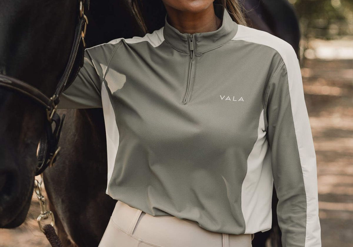 Sun Protection Shirt in Clover - Closeup