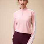 Sun Protection Shirt in Pastel Pink - Closeup