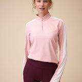 Sun Protection Shirt in Pastel Pink - Closeup