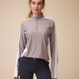 Sun Protection Shirt in Taupe - Front