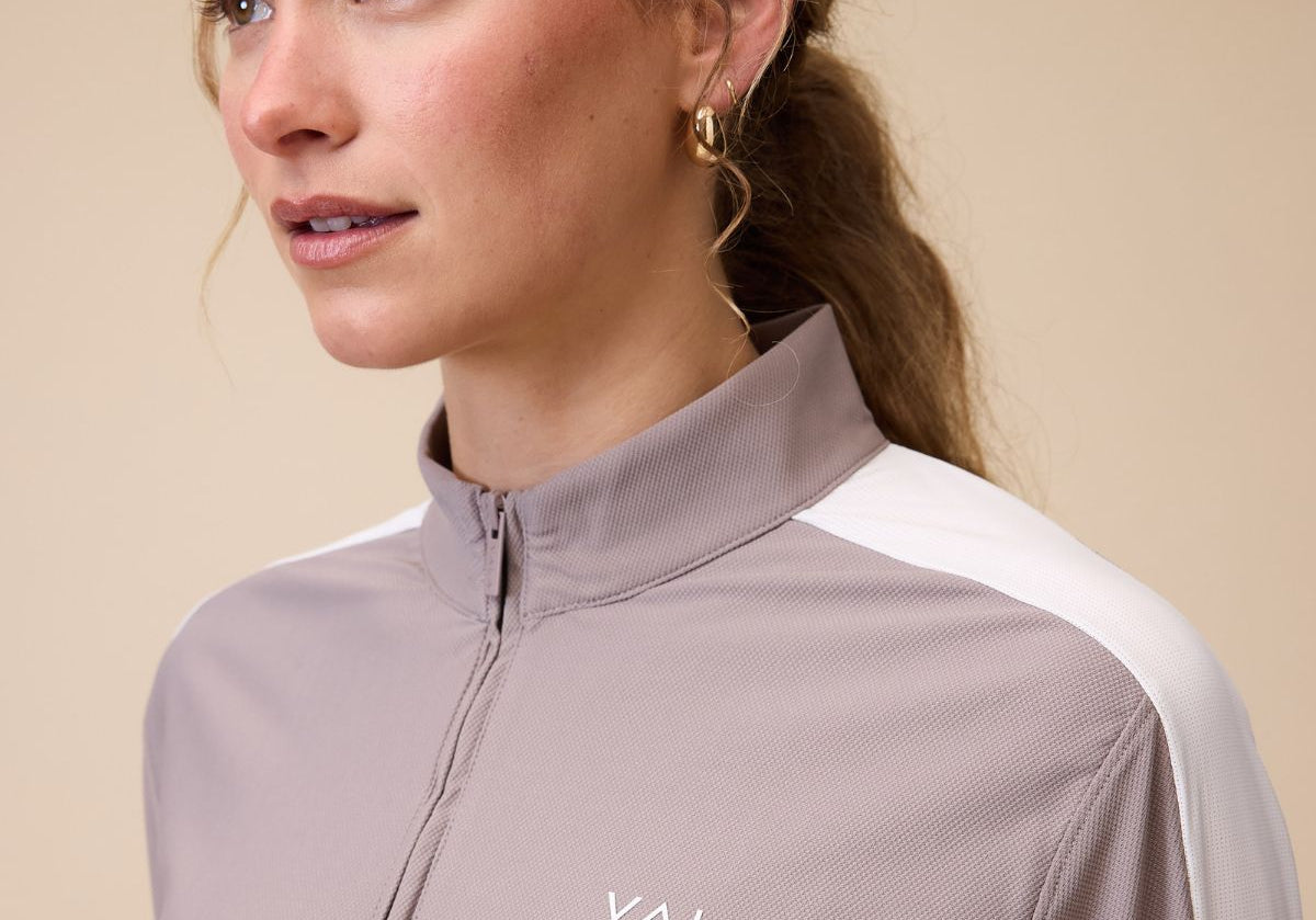 Sun Protection Shirt in Taupe - Details