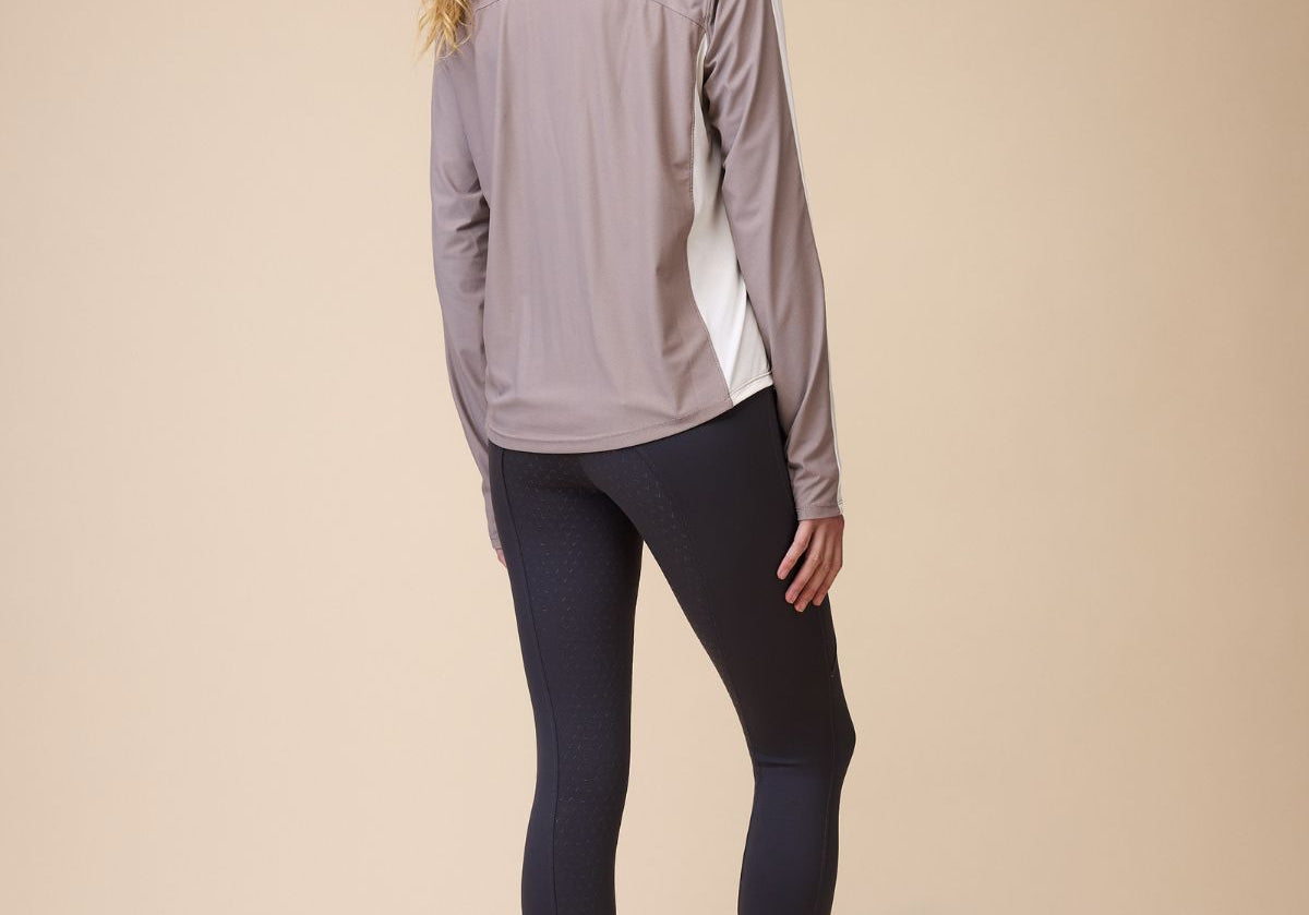 Sun Protection Shirt in Taupe - Back