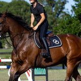 VALA Super Luxe Jump Saddle Pad in Black for riding competitions