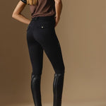 Black Ultimate Button Up Breeches - Back view