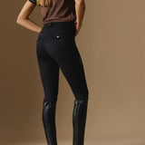 Black Ultimate Button Up Breeches - Back view