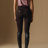 Ultimate Button Up Breeches - Chocolate Back