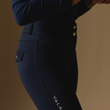 Navy Ultimate Button Up Breeches Side